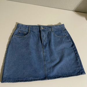 Jean skirt